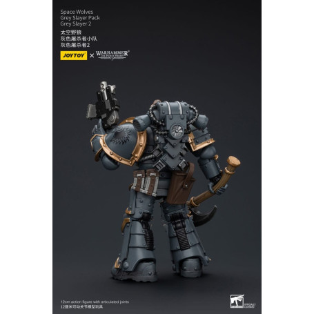 JoyToy Space Marines - Space Wolves - Grey Slayer Pack - Grey Slayer 2 1/18 - La Herejía de Horus