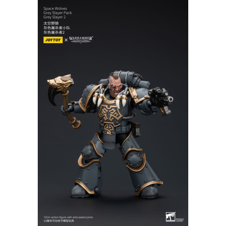 JoyToy Space Marines - Space Wolves - Grey Slayer Pack - Grey Slayer 2 1/18 - La Herejía de Horus