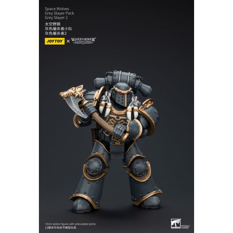 JoyToy Space Marines - Space Wolves - Grey Slayer Pack - Grey Slayer 2 1/18 - La Herejía de Horus