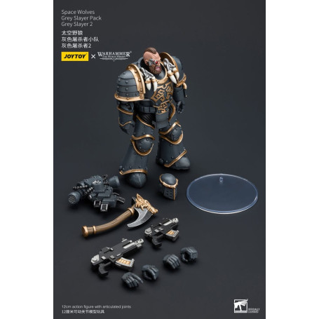 JoyToy Space Marines - Space Wolves - Grey Slayer Pack - Grey Slayer 2 1/18 - La Herejía de Horus