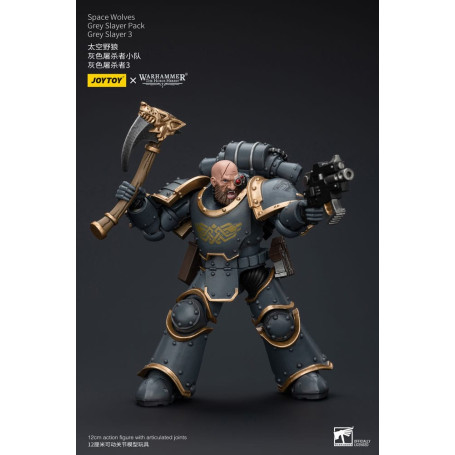 JoyToy Space Marines - Space Wolves - Grey Slayer Pack - Grey Slayer 3 1/18 - La Herejía de Horus