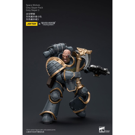 JoyToy Space Marines - Space Wolves - Grey Slayer Pack - Grey Slayer 3 1/18 - La Herejía de Horus