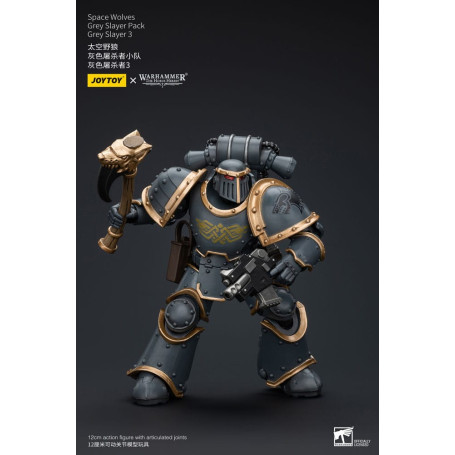 JoyToy Space Marines - Space Wolves - Grey Slayer Pack - Grey Slayer 3 1/18 - La Herejía de Horus