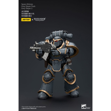 JoyToy Space Marines - Space Wolves - Grey Slayer Pack - Grey Slayer 3 1/18 - La Herejía de Horus