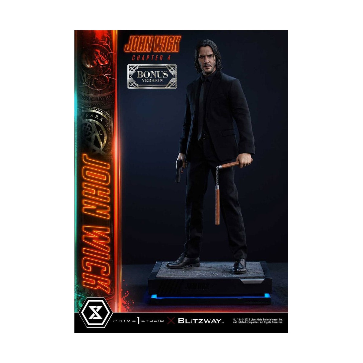 Prime 1 Studio - John Wick Capítulo 4 Ultimate Premium Masterline Series 1/4 John Wick Deluxe Bonus Version