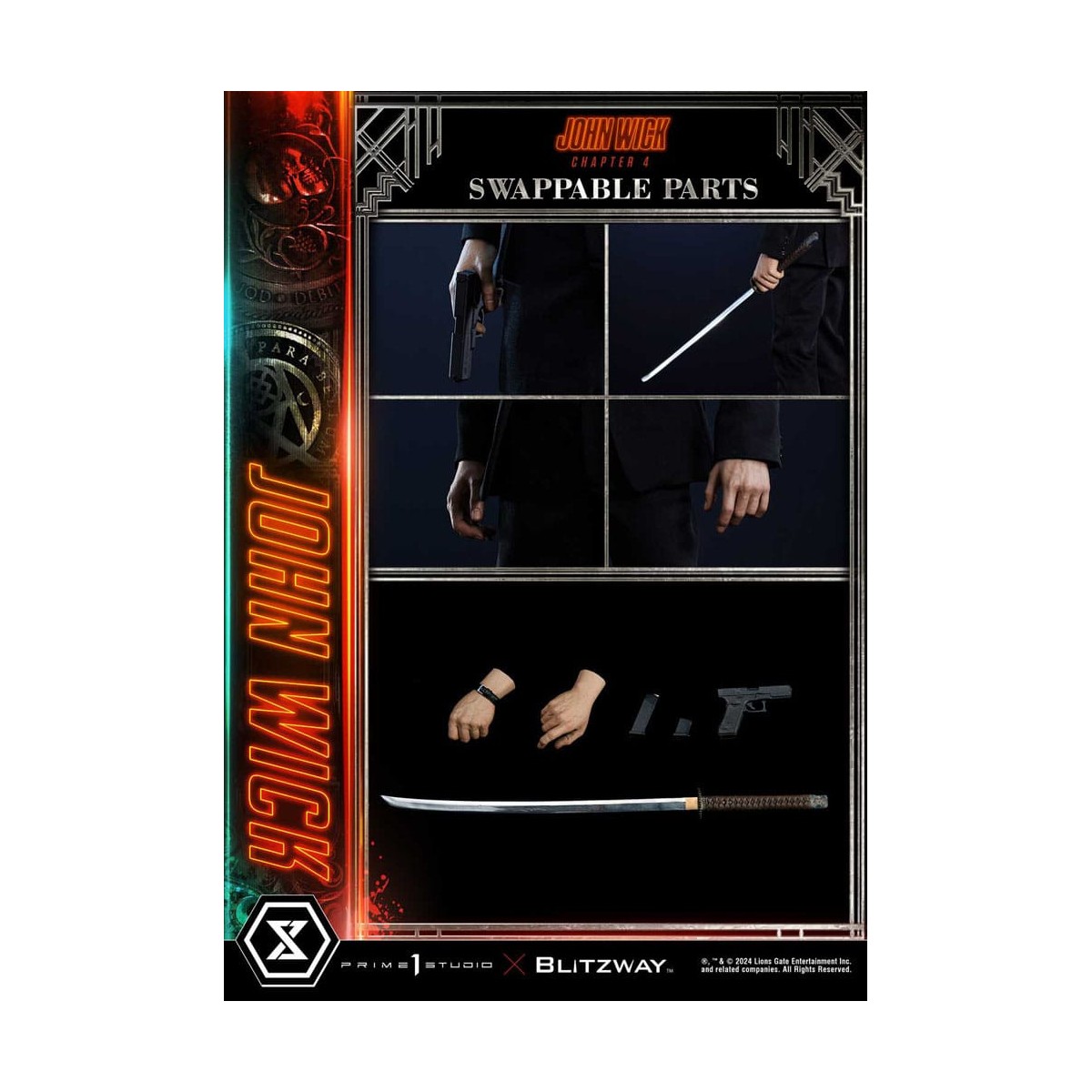 Prime 1 Studio - John Wick Capítulo 4 Ultimate Premium Masterline Series 1/4 John Wick Deluxe Bonus Version