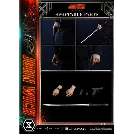 Prime 1 Studio - John Wick Capítulo 4 Ultimate Premium Masterline Series 1/4 John Wick Deluxe Bonus Version