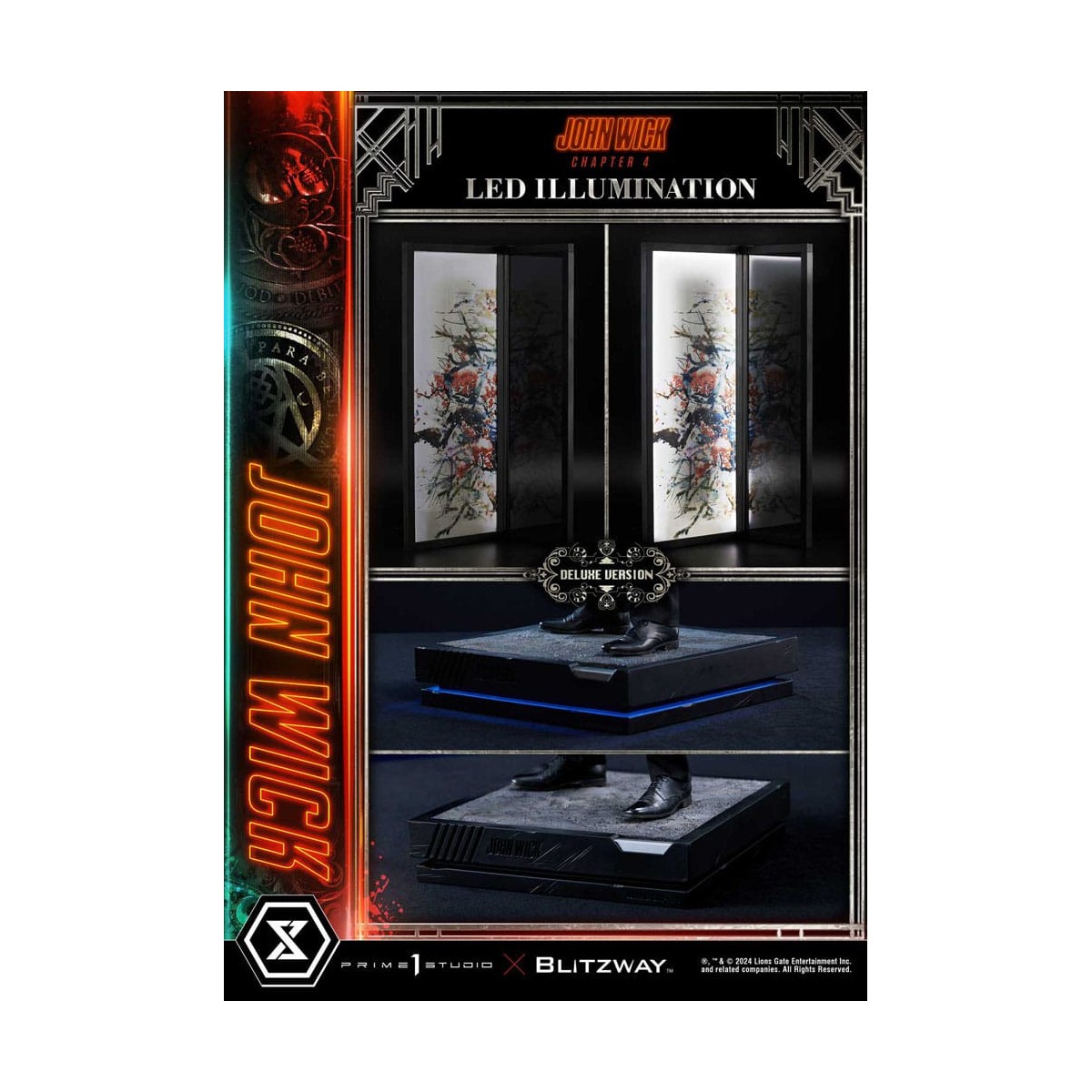 Prime 1 Studio - John Wick Capítulo 4 Ultimate Premium Masterline Series 1/4 John Wick Deluxe Bonus Version