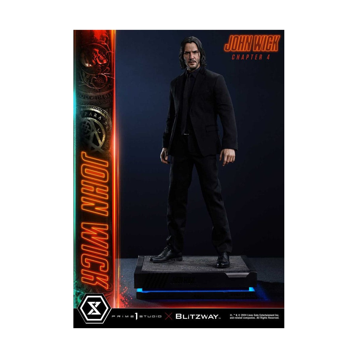 Prime 1 Studio - John Wick Capítulo 4 Ultimate Premium Masterline Series 1/4 John Wick Deluxe Bonus Version