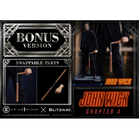 Prime 1 Studio - John Wick Capítulo 4 Ultimate Premium Masterline Series 1/4 John Wick Deluxe Bonus Version