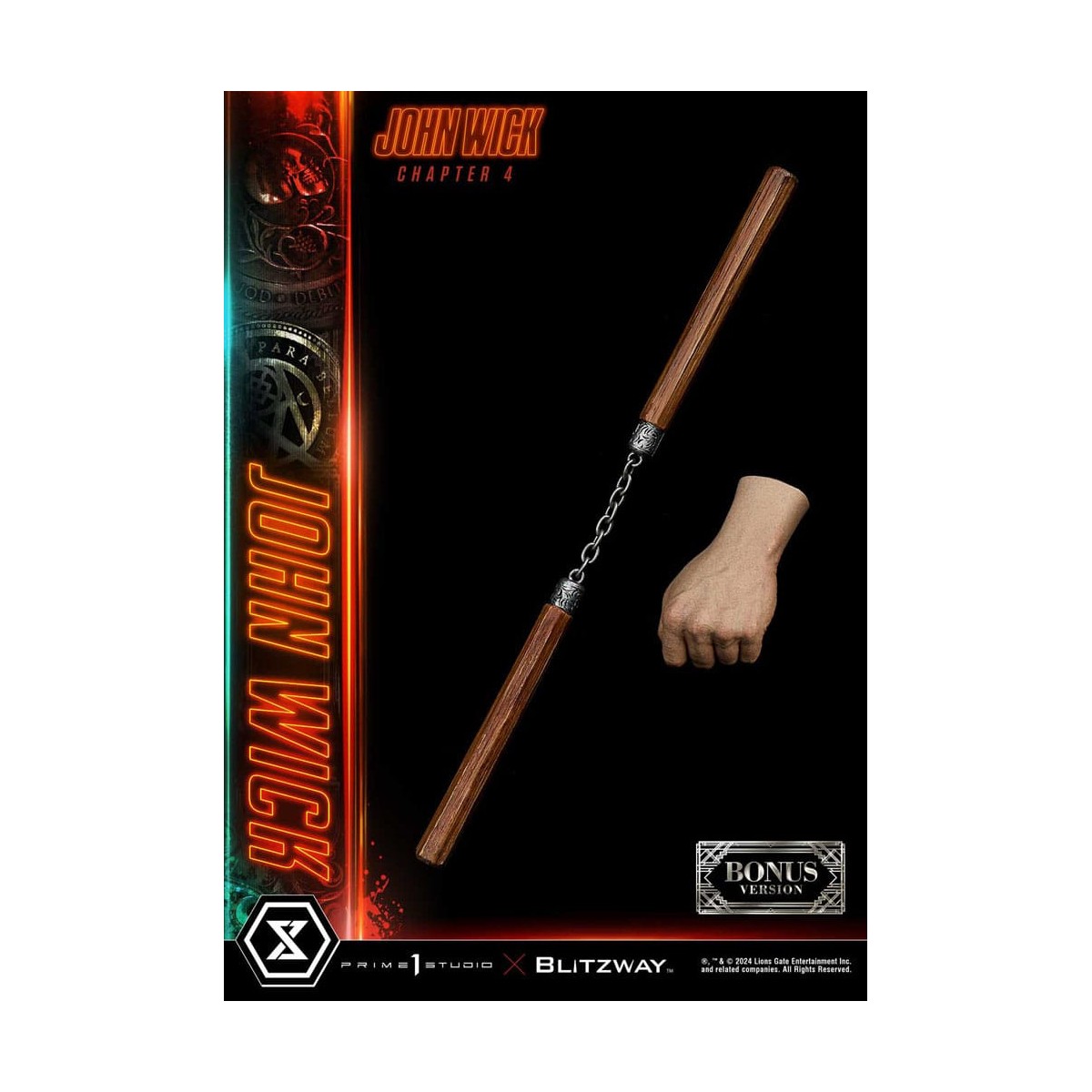 Prime 1 Studio - John Wick Capítulo 4 Ultimate Premium Masterline Series 1/4 John Wick Deluxe Bonus Version
