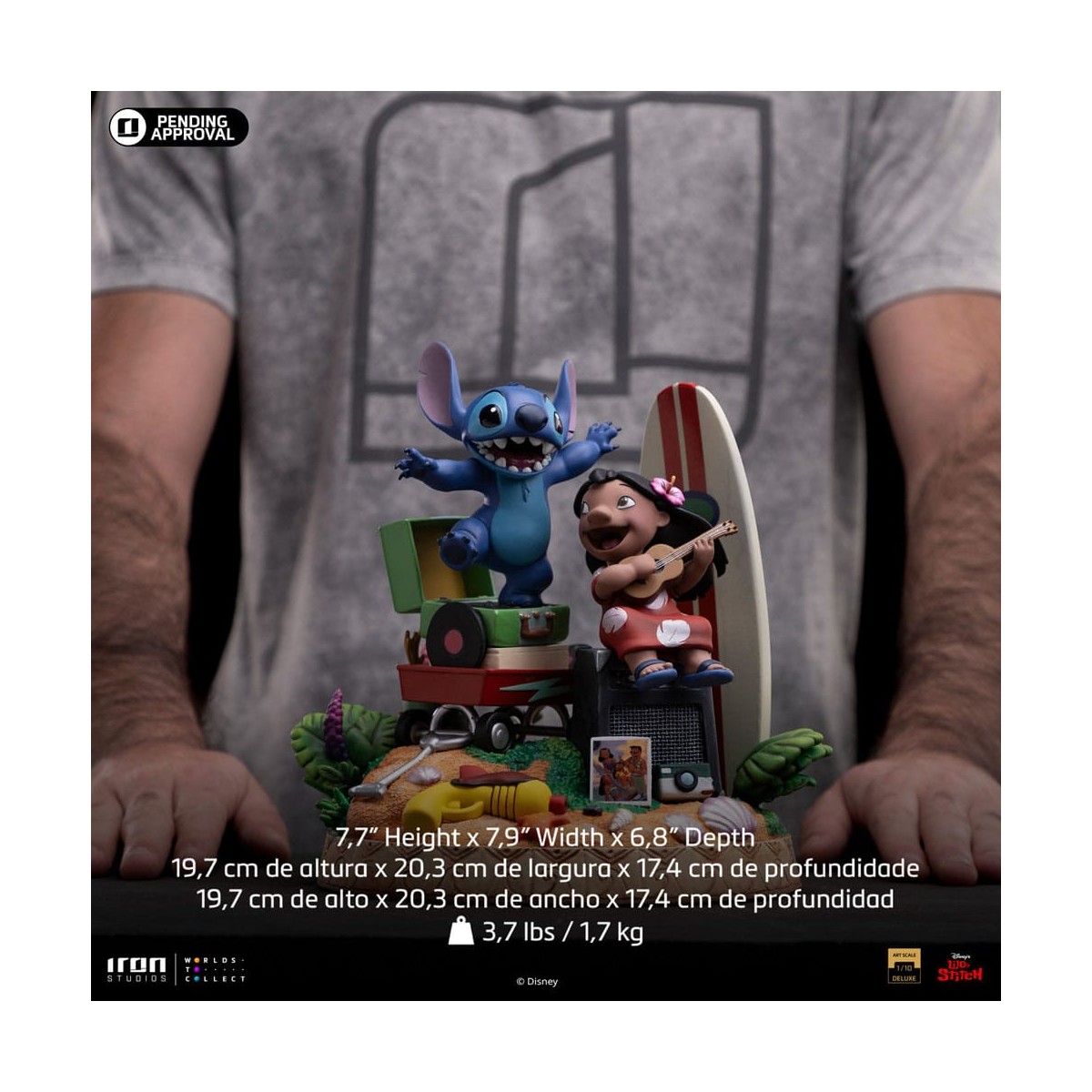 Iron Studios - Disney - Lilo & Stitch Deluxe Art Escala 1/10