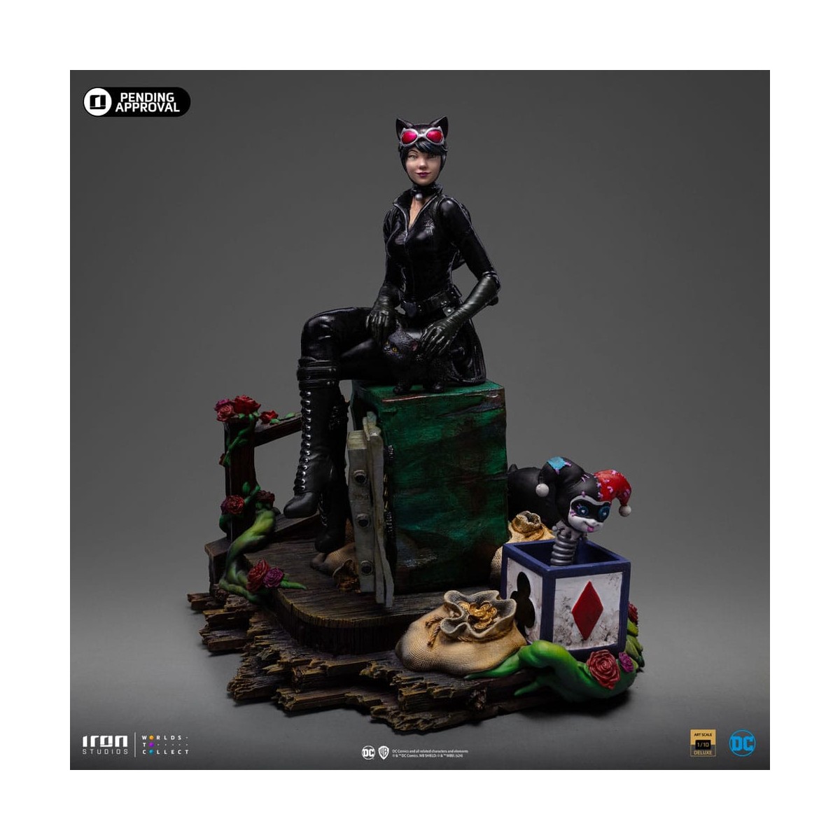 Iron Studios DC Comics - Catwoman (Gotham City Sirens) Deluxe Arts Escala 1/10