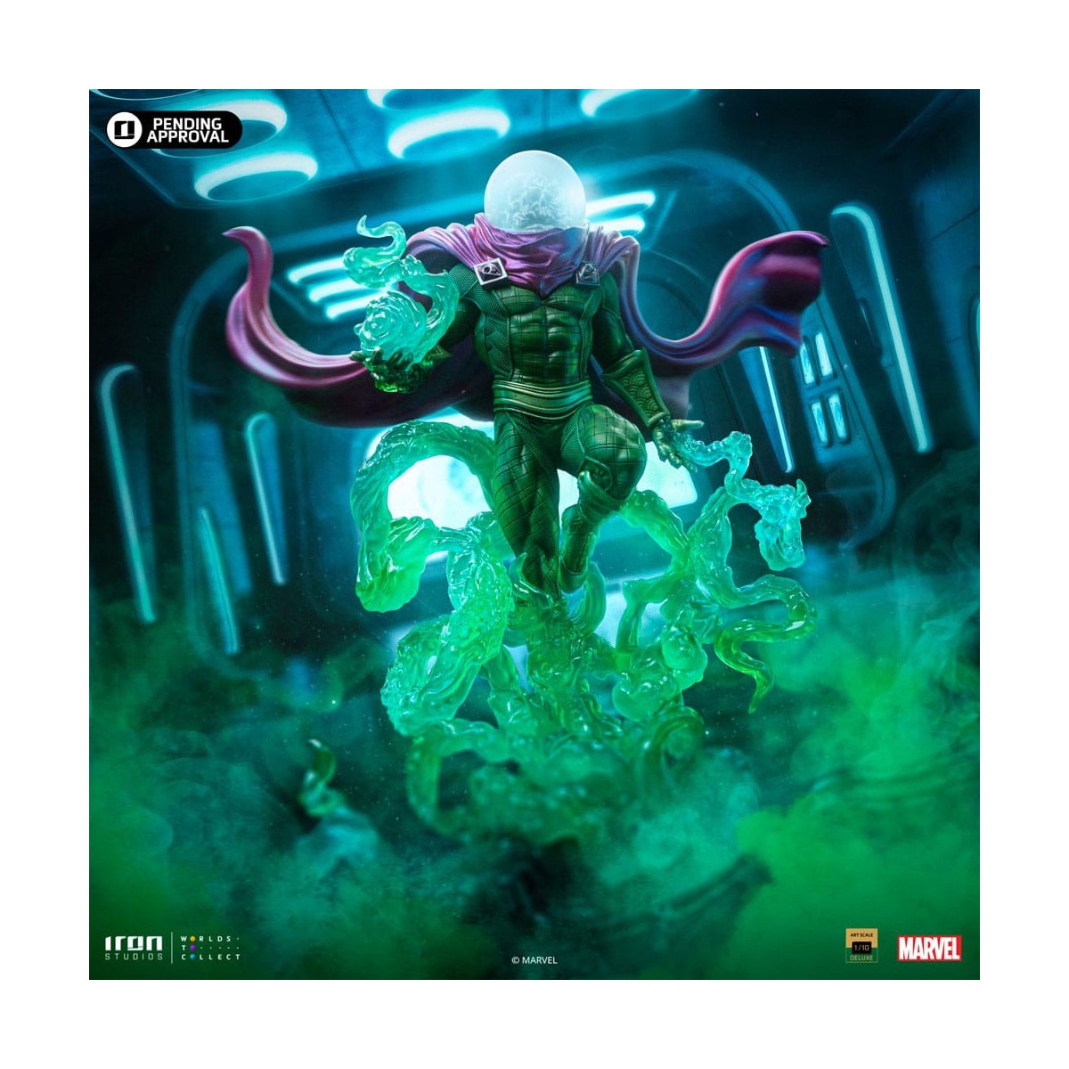 Iron Studios Marvel Comics - Spider-Man Vs Villains Mysterio Deluxe Art Scale