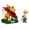 Disney - Beast Kingdom Master Craft Pequeño Simba y Zazu - El Rey León