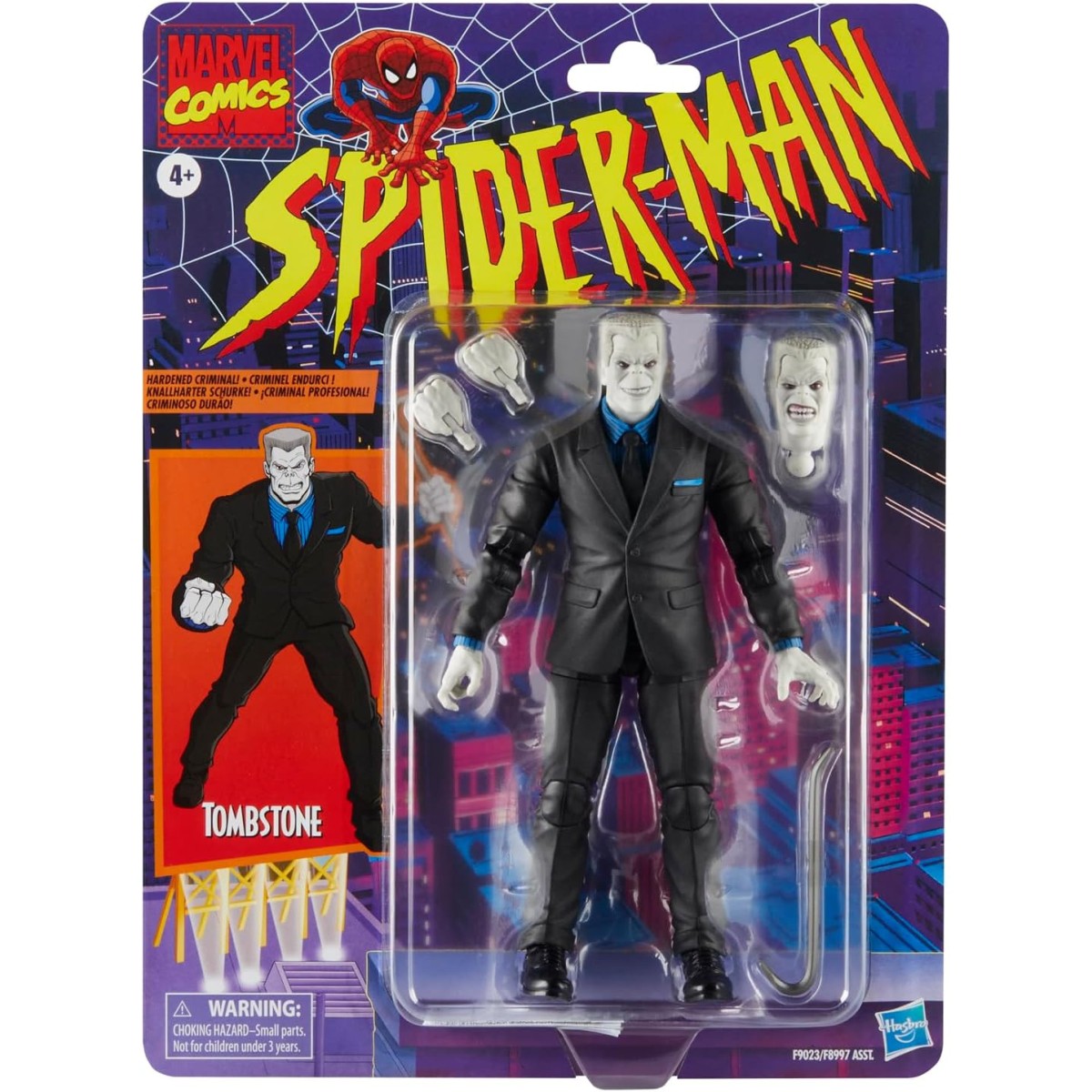 Marvel Legends Spider-Man - Lápida Retro Cartón