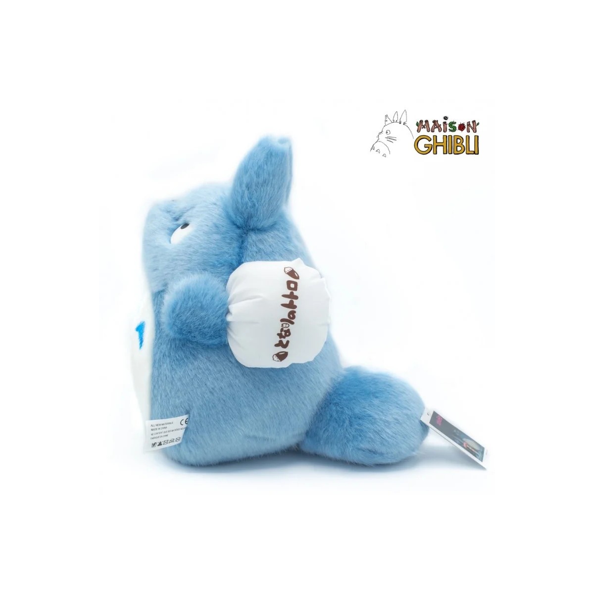Maison Ghibli Peluche Totoro azul con paquete - Mon Voisin Totoro