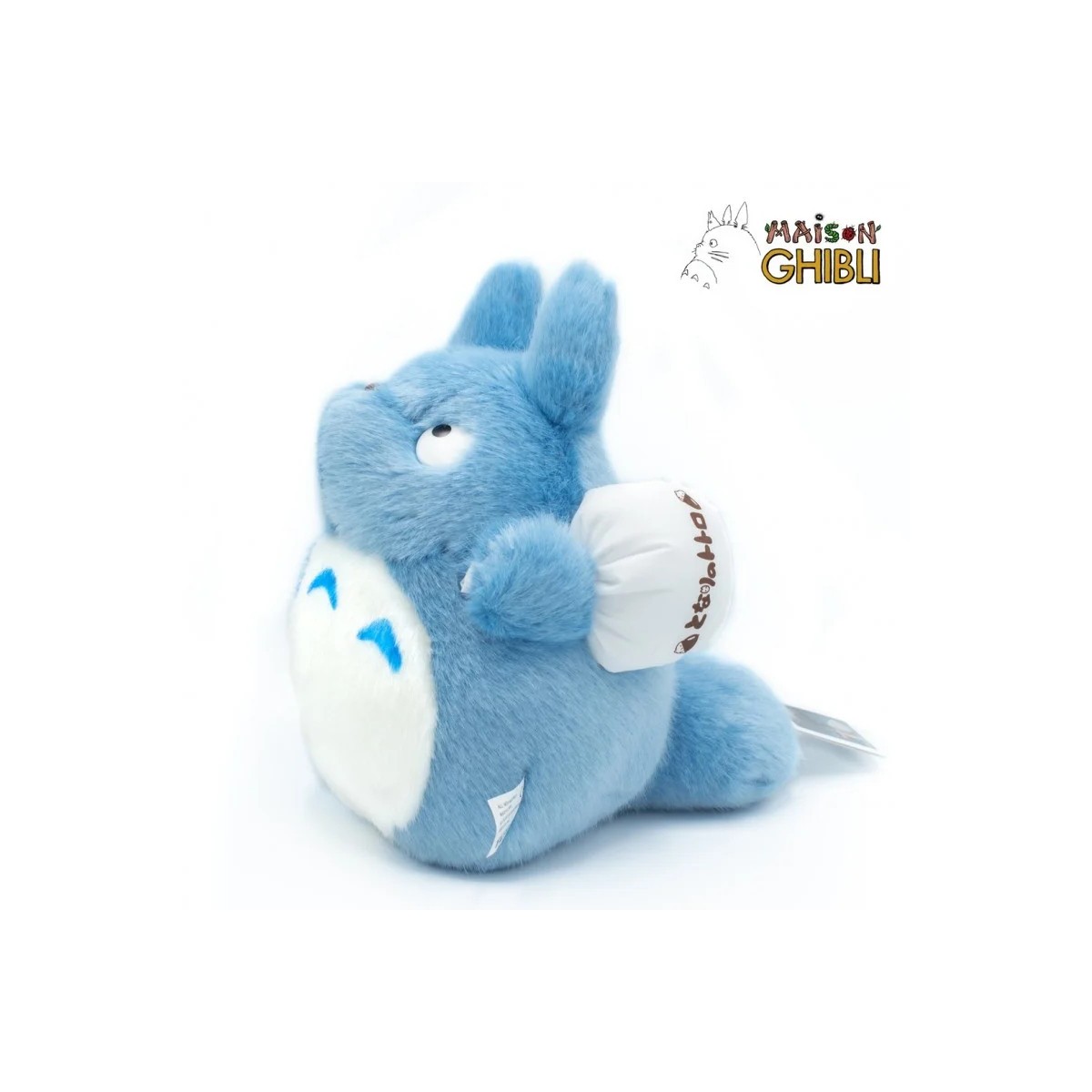 Maison Ghibli Peluche Totoro azul con paquete - Mon Voisin Totoro