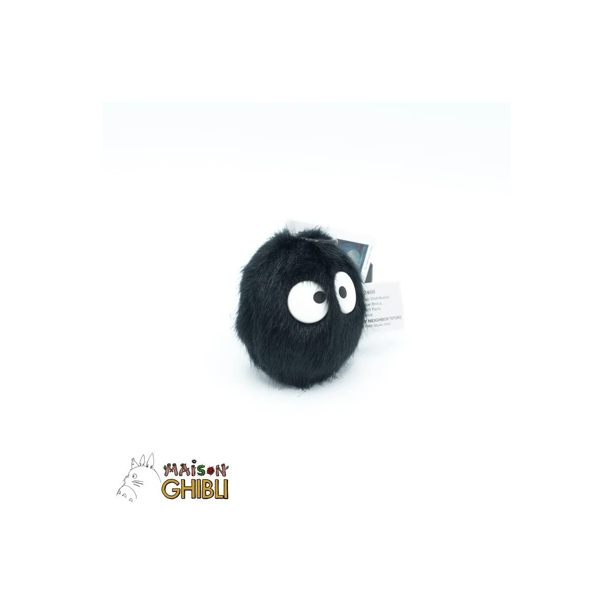 Peluche vibrador cabeza negra Maison Ghibli - Susuwatari Mi vecino Totoro