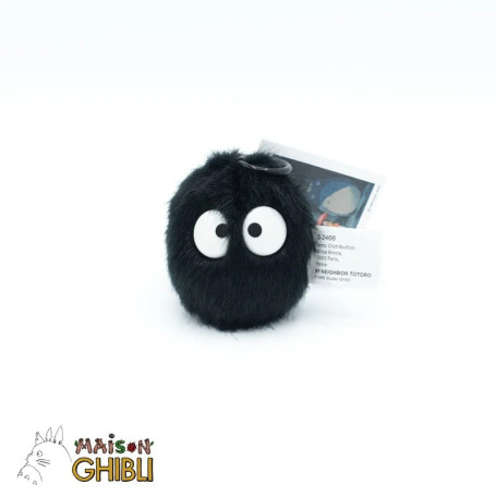 Peluche vibrador cabeza negra Maison Ghibli - Susuwatari Mi vecino Totoro