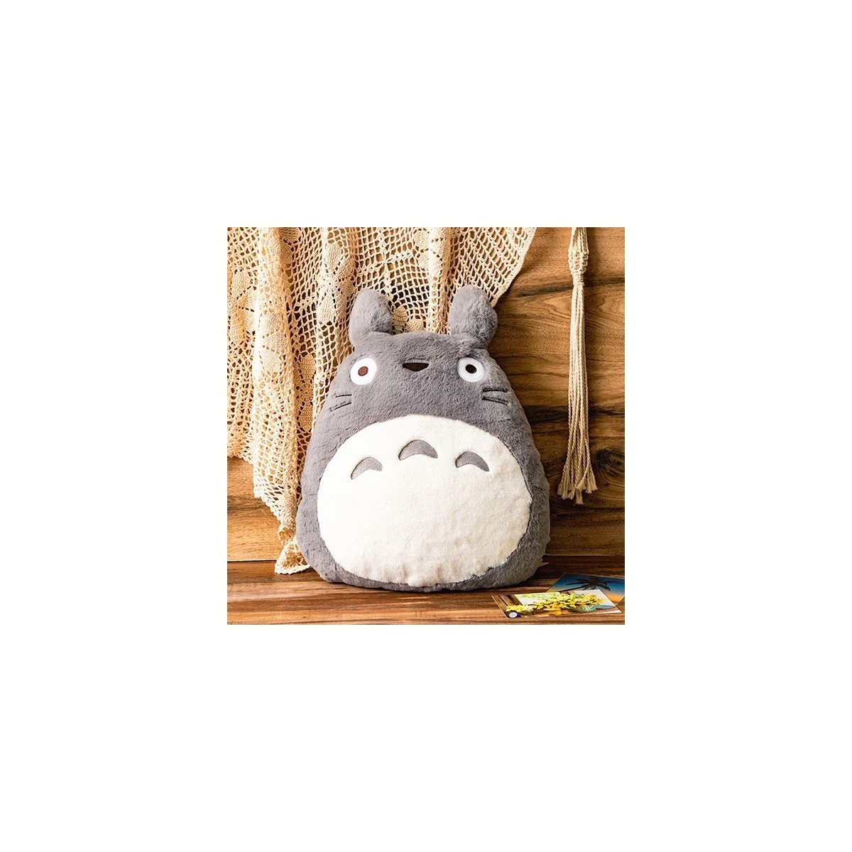 Maison Ghibli Cojín Nakayoshi Totoro Gris - Mi vecino Totoro