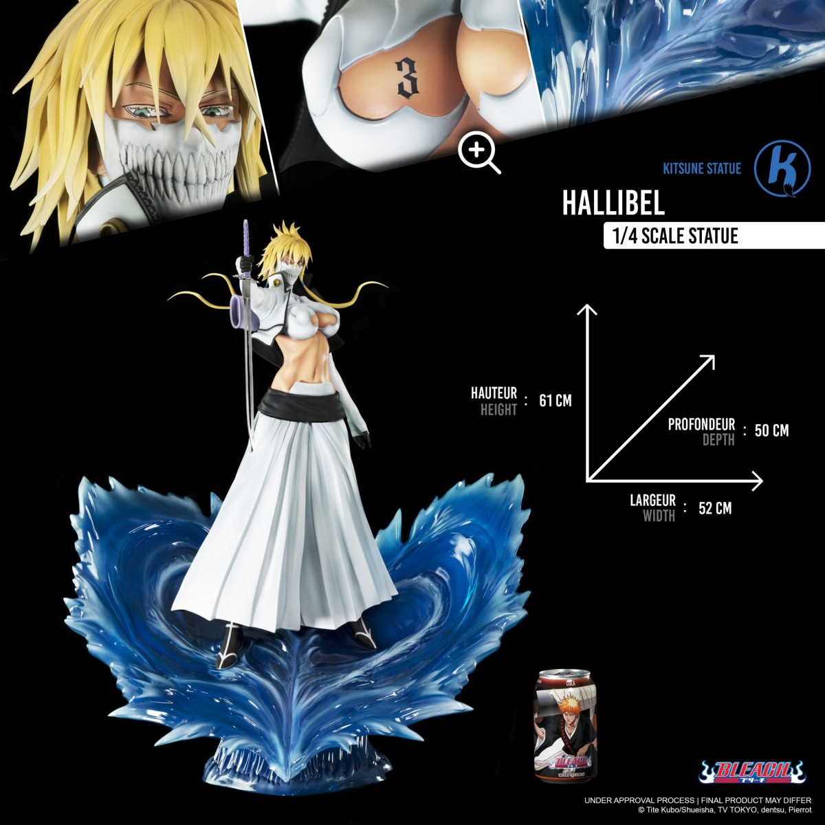 Kitsune - Estatua HALLIBEL 1/4 - Bleach