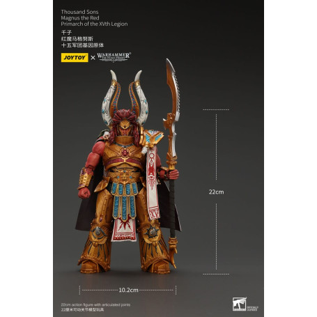 JoyToy Space Marines - Mil hijos Magnus el Primarca Rojo de la XV Legión - 1/18 - Warhammer La Herejía de Horus