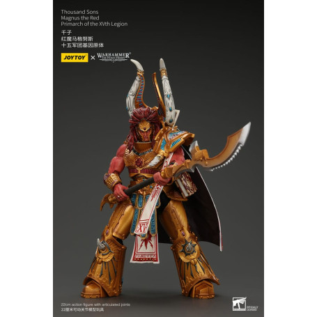 JoyToy Space Marines - Mil hijos Magnus el Primarca Rojo de la XV Legión - 1/18 - Warhammer La Herejía de Horus