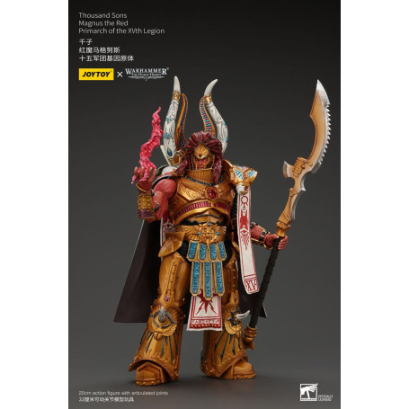 JoyToy Space Marines - Mil hijos Magnus el Primarca Rojo de la XV Legión - 1/18 - Warhammer La Herejía de Horus