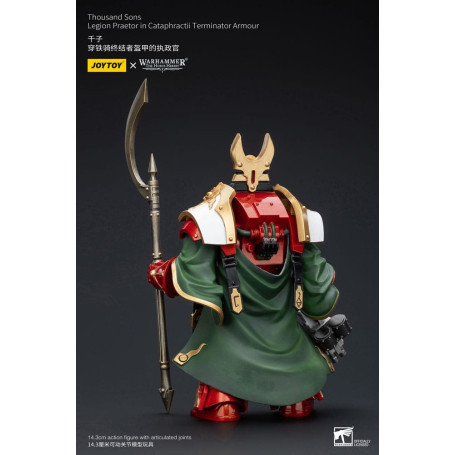 JoyToy Space Marines - Thousand sons Legion Praetor in Cataphractii Terminator Armour - 1/18 - La Herejía de Horus