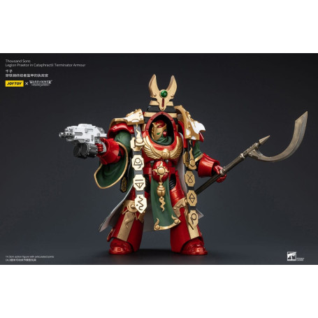 JoyToy Space Marines - Thousand sons Legion Praetor in Cataphractii Terminator Armour - 1/18 - La Herejía de Horus