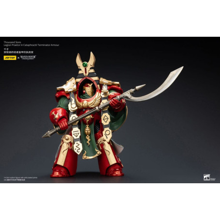 JoyToy Space Marines - Thousand sons Legion Praetor in Cataphractii Terminator Armour - 1/18 - La Herejía de Horus