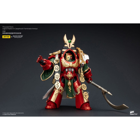 JoyToy Space Marines - Thousand sons Legion Praetor in Cataphractii Terminator Armour - 1/18 - La Herejía de Horus