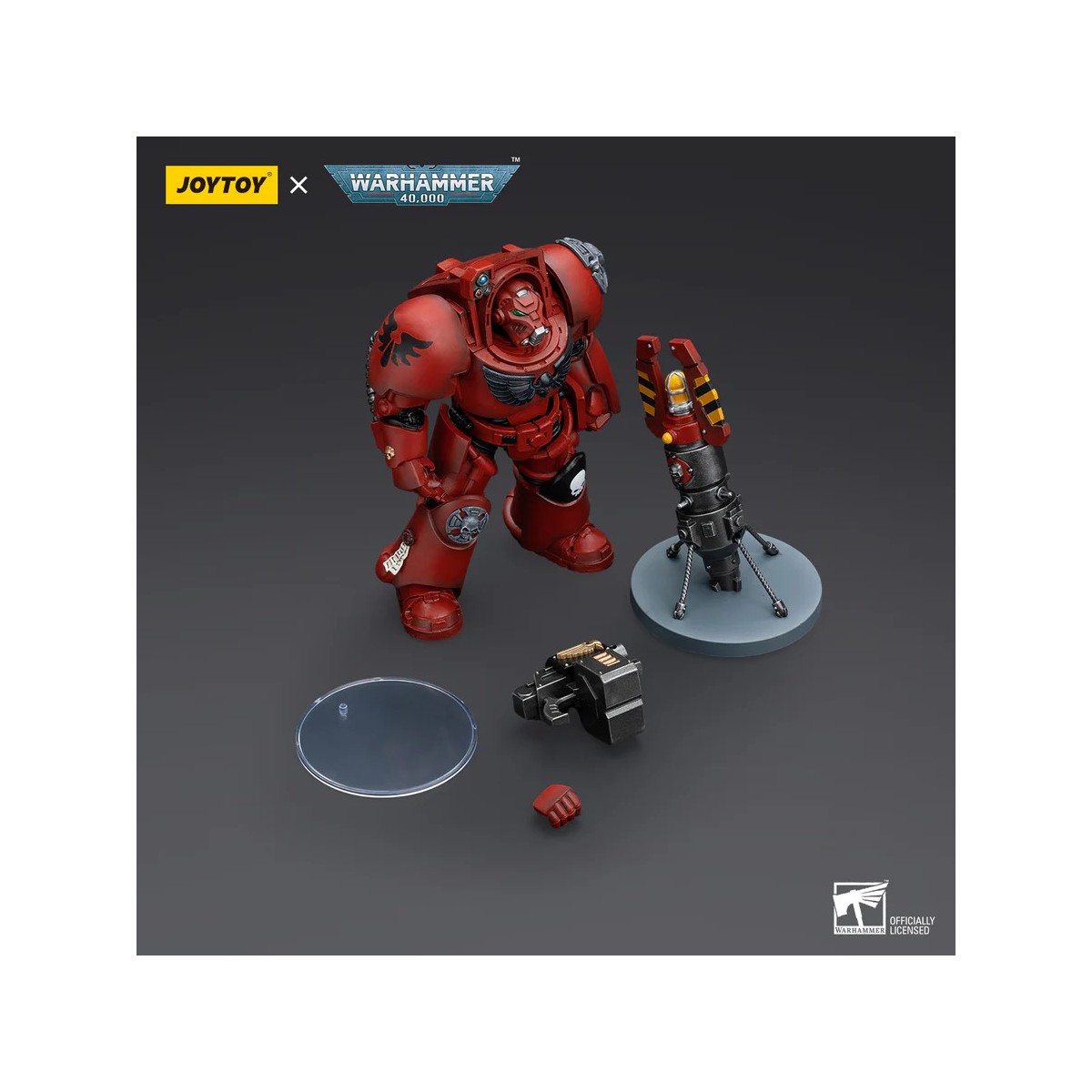 JoyToy Space Marines - Blood Angels Escuadra Terminator - Terminator con Teleport Homer 1/18 - Warhammer 40K