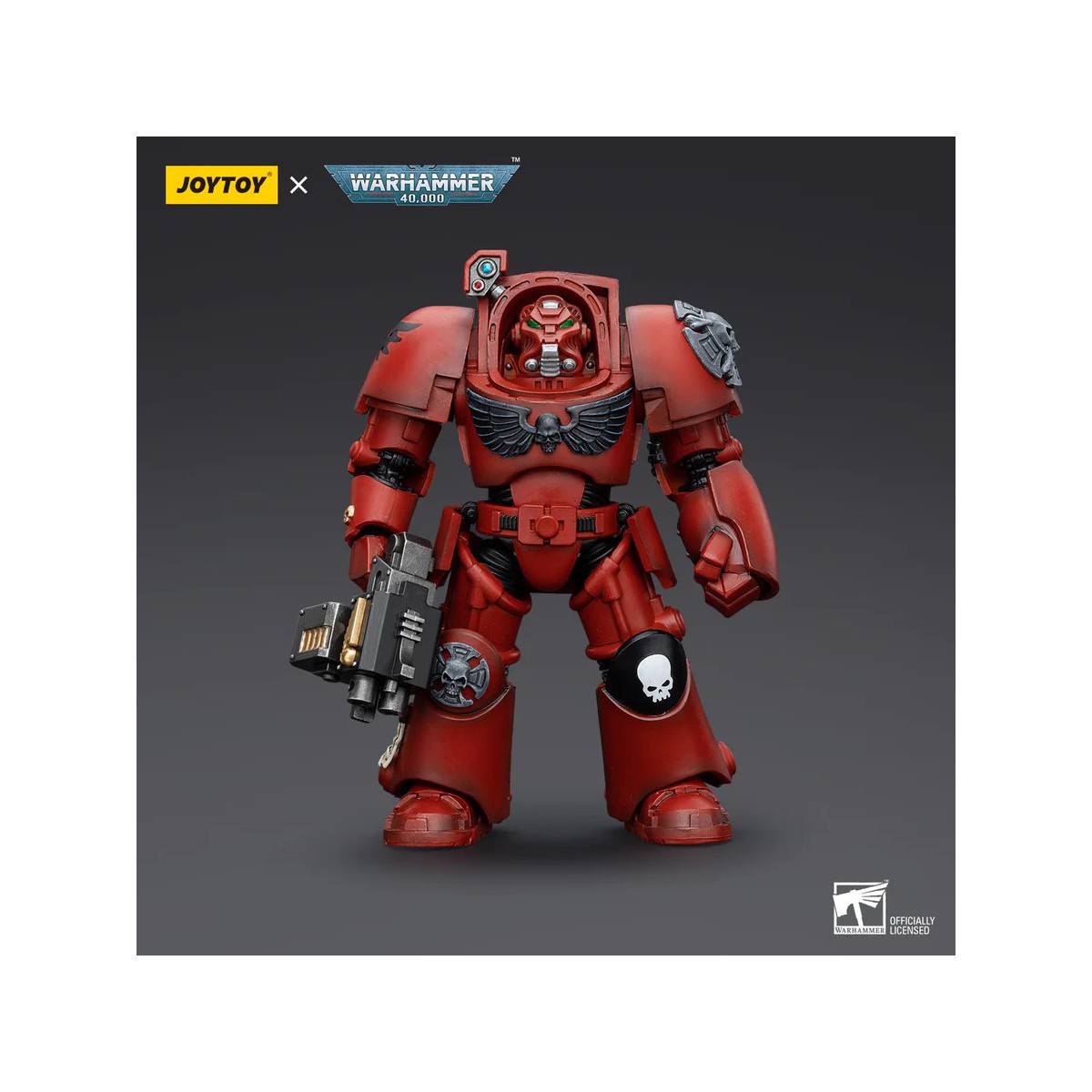 JoyToy Space Marines - Blood Angels Escuadra Terminator - Terminator con Teleport Homer 1/18 - Warhammer 40K