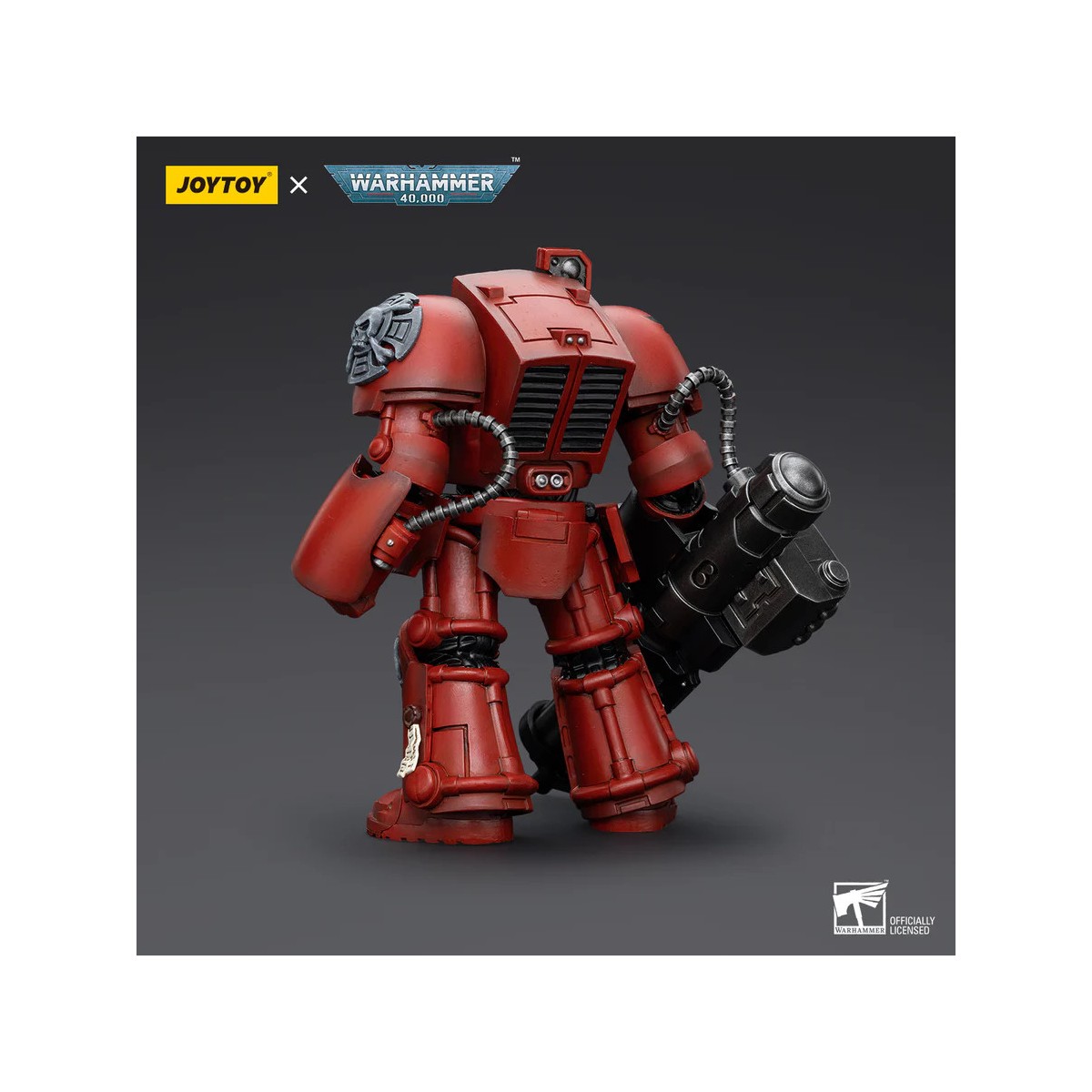 JoyToy Space Marines - Blood Angels Escuadra Terminator - Terminator con Canon de Asalto 1/18 - Warhammer 40K