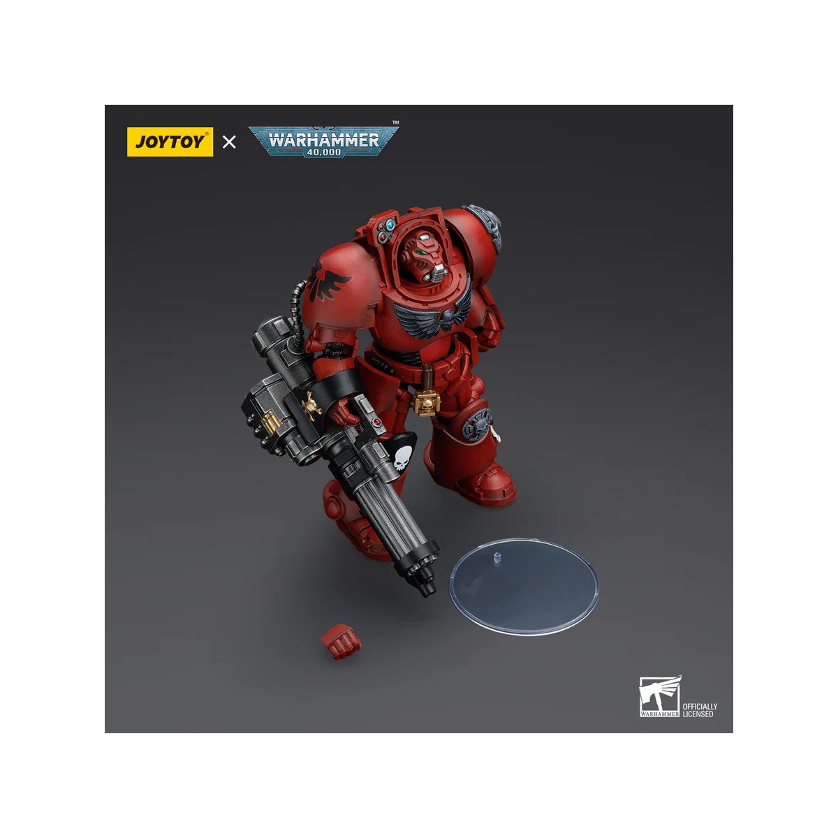 JoyToy Space Marines - Blood Angels Escuadra Terminator - Terminator con Canon de Asalto 1/18 - Warhammer 40K