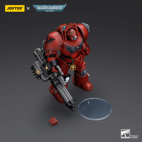 JoyToy Space Marines - Blood Angels Escuadra Terminator - Terminator con Canon de Asalto 1/18 - Warhammer 40K