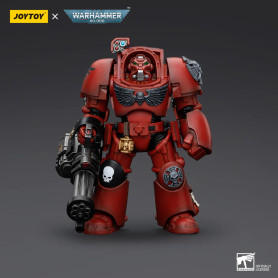 JoyToy Space Marines - Blood Angels Escuadra Terminator - Terminator con Canon de Asalto 1/18 - Warhammer 40K