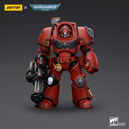JoyToy Space Marines - Blood Angels Escuadra Terminator - Terminator con Canon de Asalto 1/18 - Warhammer 40K