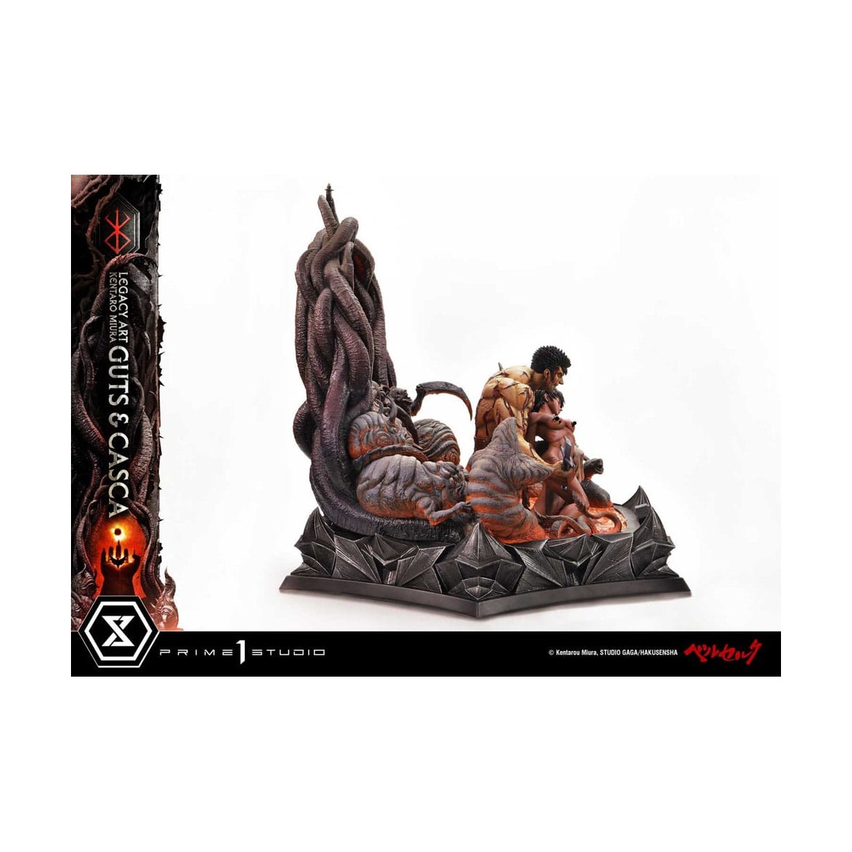 Prime 1 Studio Berserk - Kentaro Miura Legacy Art Berserker GUTS & CASCA Estatua a escala 1/6