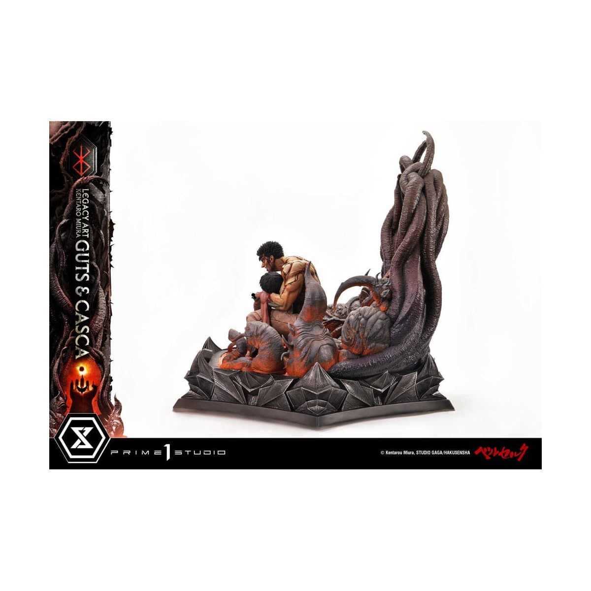 Prime 1 Studio Berserk - Kentaro Miura Legacy Art Berserker GUTS & CASCA Estatua a escala 1/6