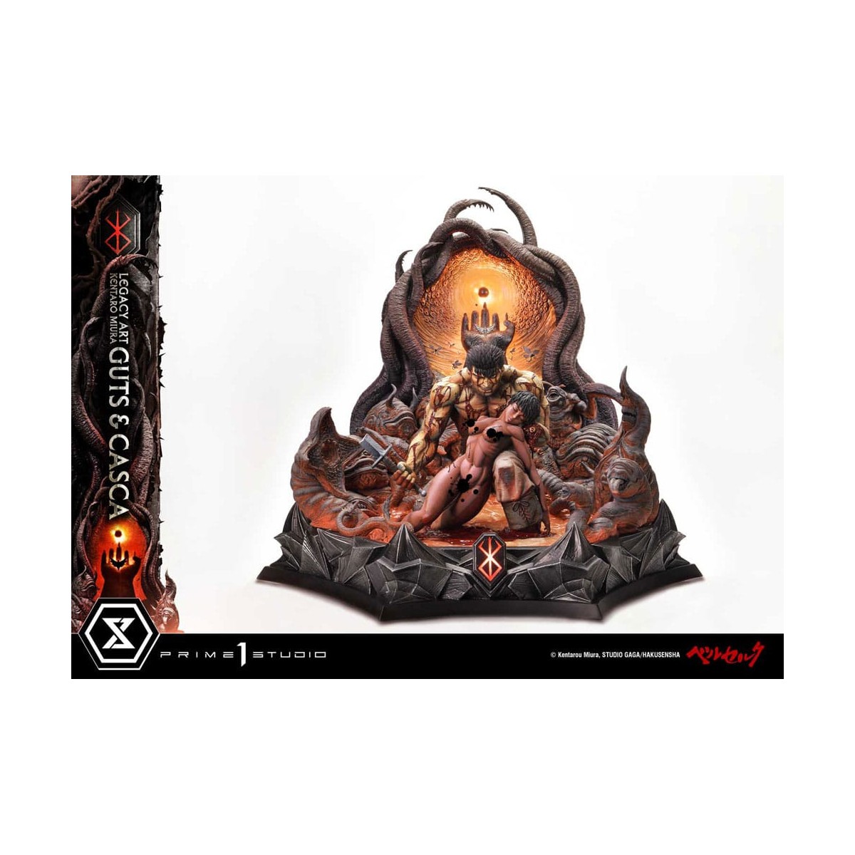 Prime 1 Studio Berserk - Kentaro Miura Legacy Art Berserker GUTS & CASCA Estatua a escala 1/6