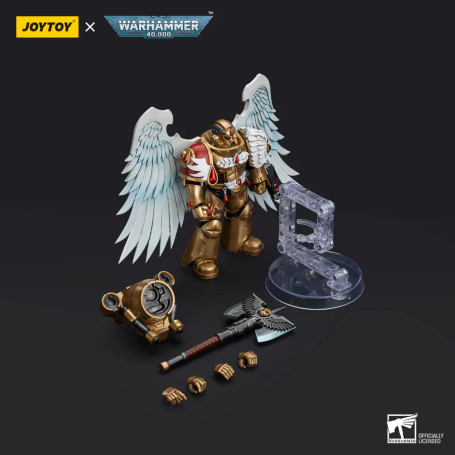 JoyToy Space Marines - Blood Angels Guardia Sanguinaria - Guardia Sanguinaria con Hacha 1/18 - Warhammer 40K
