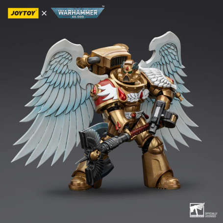 JoyToy Space Marines - Blood Angels Guardia Sanguinaria - Guardia Sanguinaria con Hacha 1/18 - Warhammer 40K