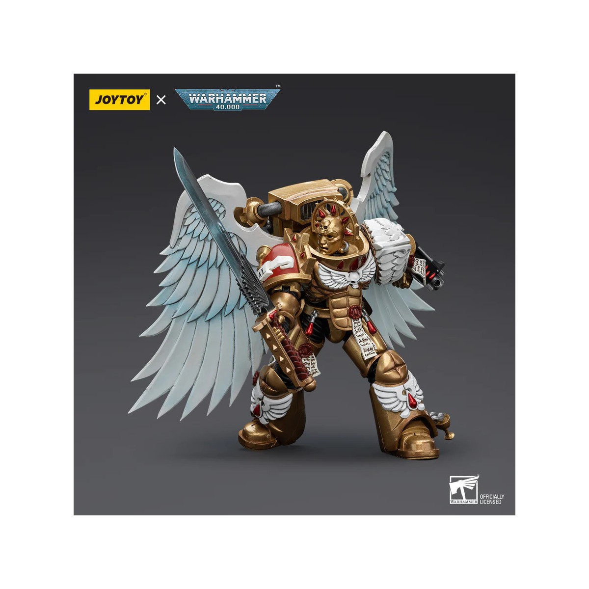 JoyToy Space Marines - Blood Angels Guardia Sanguinaria - Guardia Sanguinaria con Espada de Poder 1/18