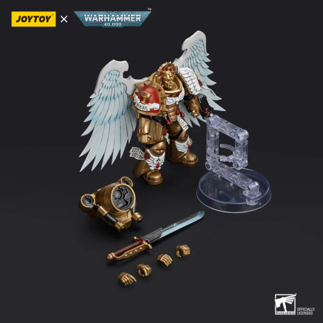 JoyToy Space Marines - Blood Angels Guardia Sanguinaria - Guardia Sanguinaria con Espada de Poder 1/18