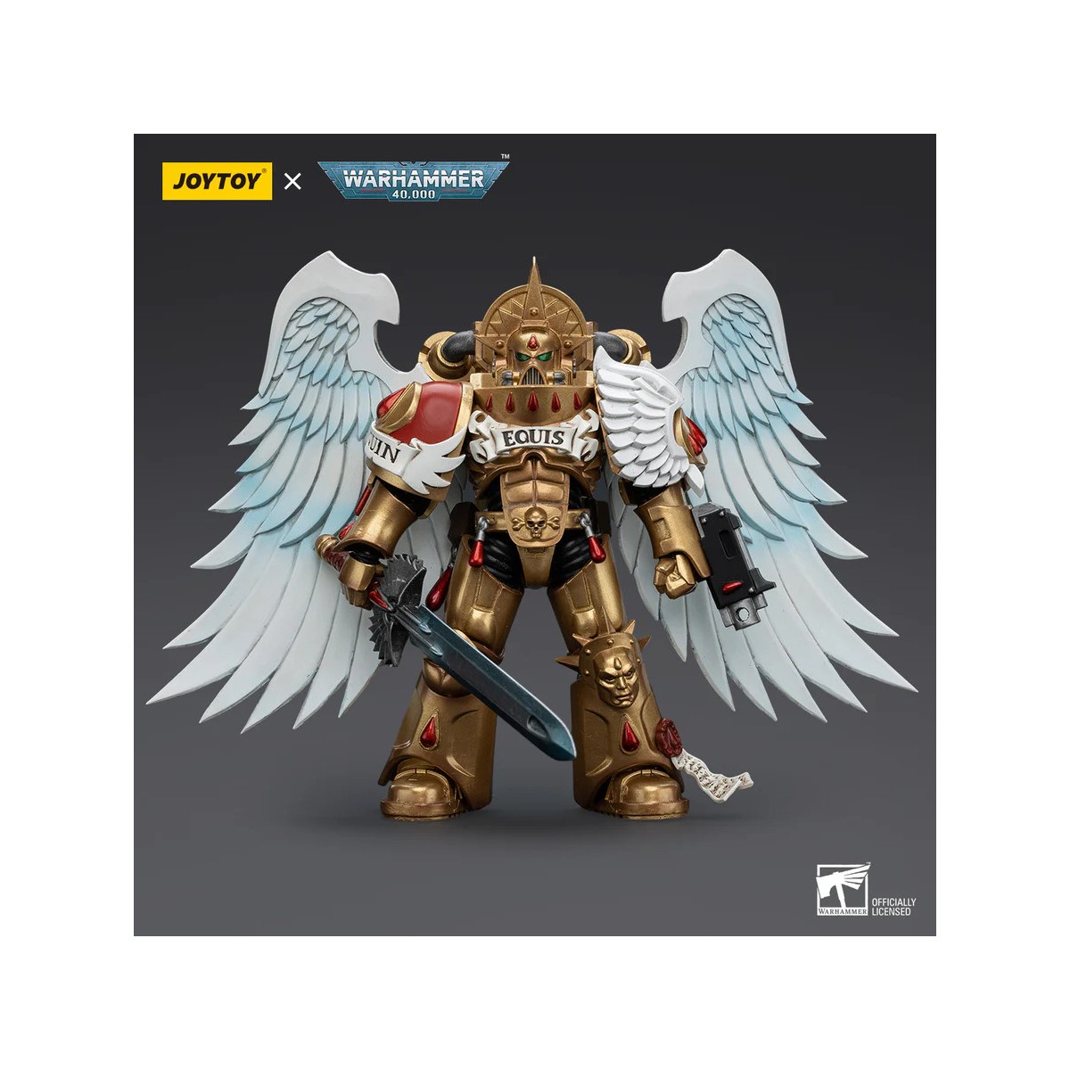 JoyToy Space Marines - Blood Angels Guardia Sanguinaria - Guardia Sanguinaria con Espada de Poder 1/18