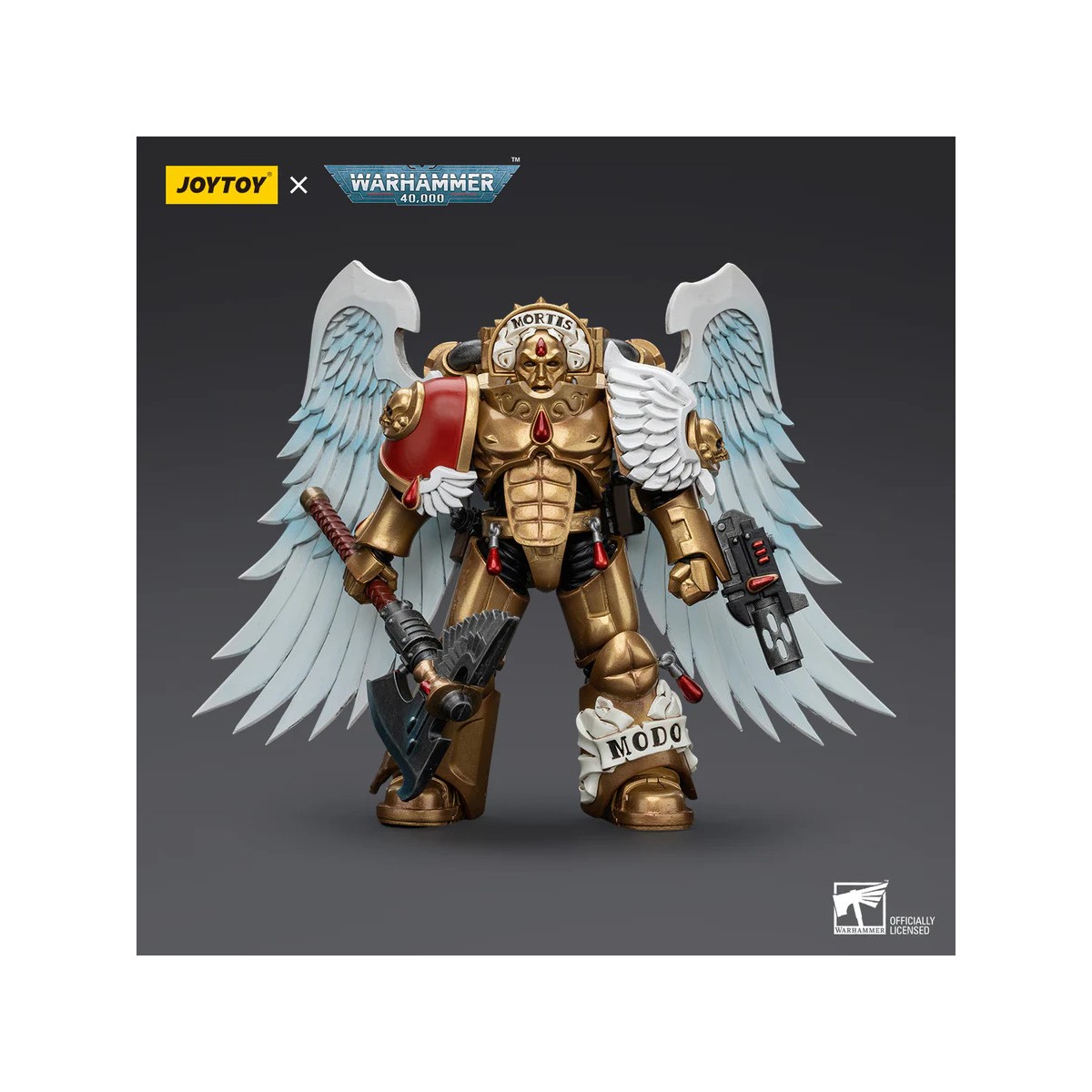 JoyToy Space Marines - Blood Angels Guardia Sanguinaria - Guardia Sanguinaria con Hacha 2 1/18 - Warhammer 40K