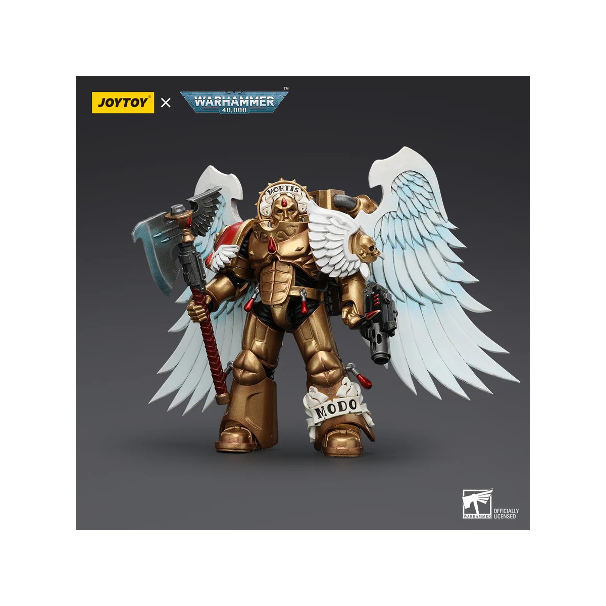 JoyToy Space Marines - Blood Angels Guardia Sanguinaria - Guardia Sanguinaria con Hacha 2 1/18 - Warhammer 40K